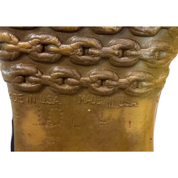 L.L. Bean 8.5 " MAINE HUNTING SHOE Boots Vintage Tan & Brown Women's Size 10 - Picture 8 of 8